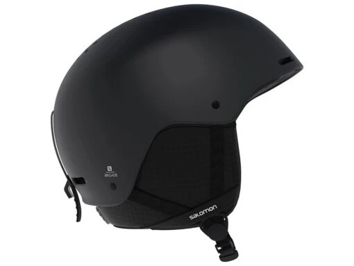 Salomon Skihelm Brigade Black -Ski Kleding Verkoop 12 0 salomon skihelm brigade black l40537200