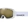 Sinner MOHAWK Skibril Goggle Met Sintec-trans Plus Lens Wit -Ski Kleding Verkoop 28 0 sinner mohawk skibril goggle met sintec trans plus lens wit sigo 167 30a pc1
