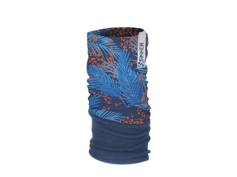Sinner Fleece Bandana Plants Animal Blue/orange 3 Sinner Fleece Bandana Plants Animal Blue/orange