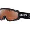 Sinner Skibril Visor III Otg Matte Black Double Orange Mirror Sintec -Ski Kleding Verkoop 36 0 sinner skibril visor 3 otg matte black double orange mirror sintec sigo 164 10b p01