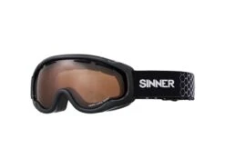Sinner Fierce Skibril Zwart Met Oranje Sintec Lens