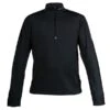 Icepeak Ski Pully Heren Robin Zwart -Ski Kleding Verkoop ski pully heren icepeak robin